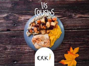 POULET QUINOA PUREE DE CAROTTE