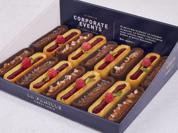 COFFRET FINANCIER CHOCOLAT CARAMEL - FRAMBOISE PISTACHE