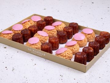 PETIT PLATEAU DE CHOUX FRAMBOISE & CANELES