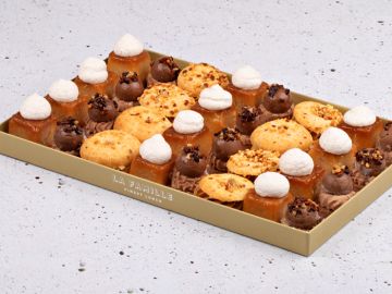 PETIT PLATEAU CROQUANT CHOCOLAT - PARIS BREST - BABA AU RHUM