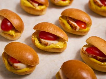 PETIT PLATEAU MINI BRIOCHE POULET CURRY