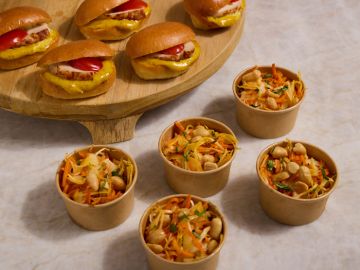 PLATEAU MIX VERRINE PETITE THAI MINI BRIOCHE POULET CURRY