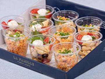 COFFRET MINI SALADES CONCHIGLIONI-LENTILLE CORAIL CHOU FLEUR