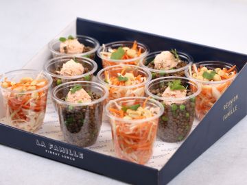 COFFRET MINI SALADES PETITE THAI LENTILLE SAUMON