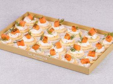 PETIT PLATEAU CRACKERS WASABI SAUMON GRAVELAX