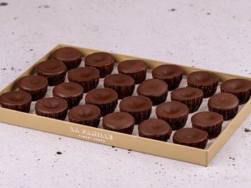 PETIT PLATEAU MINI FONDANTS AU CHOCOLAT x 24