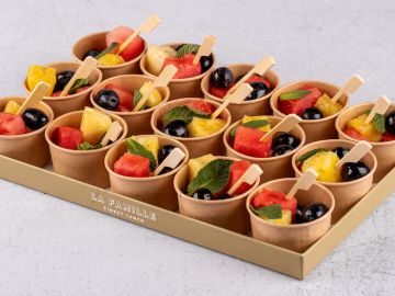 PETIT PLATEAU VERRINES FRUITS FRAIS x15