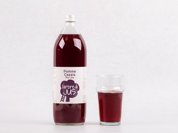 JUS DE POMME CASSIS 1L