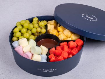 PANIER DE FRUITS ET CHOCOLAT