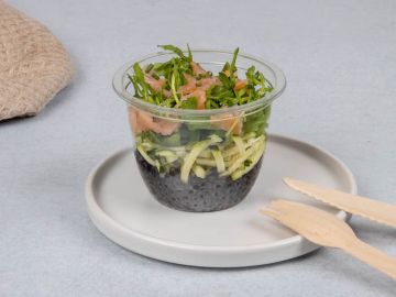PETITE SAUMON LENTILLE COURGETTE
