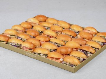 PLATEAU MINI BRIOCHE CRABE SAUMON