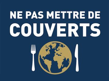 NE PAS METTRE DE COUVERTS
